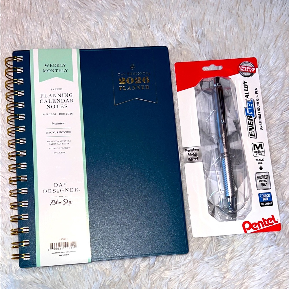 BLUE SKY DAY DESIGNER 2026 PLANNER
